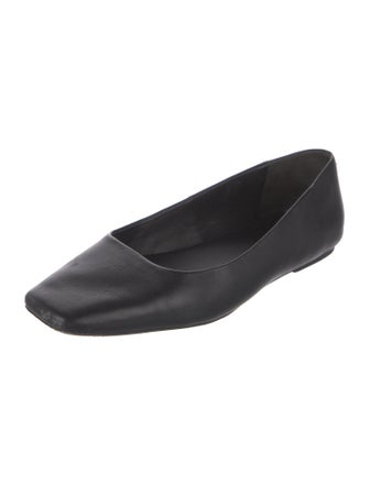 Vince Leather Ballet Flats