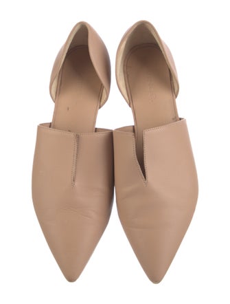 Vince Leather D'Orsay Flats