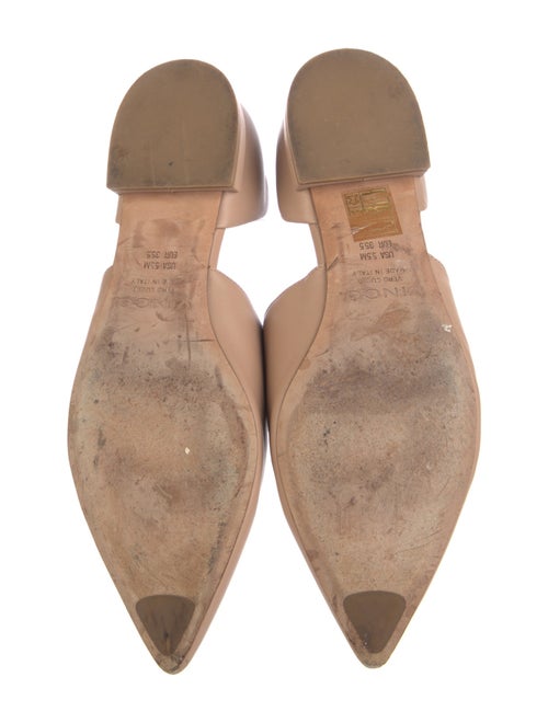 Vince Leather D'Orsay Flats