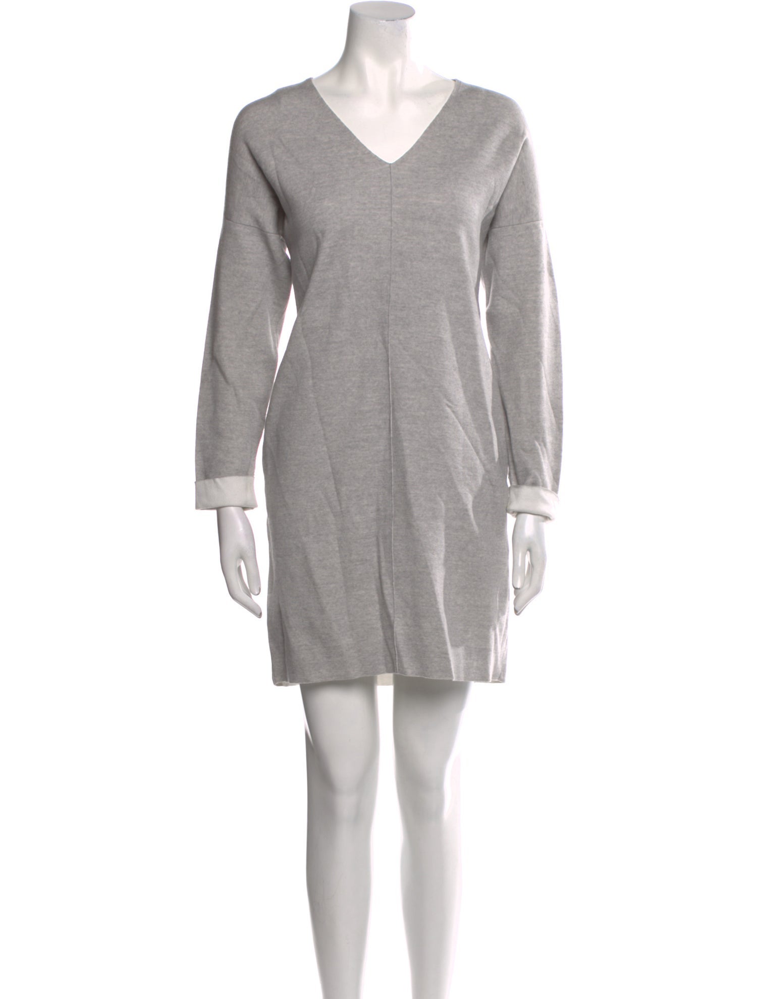 Vince V-Neck Mini Dress