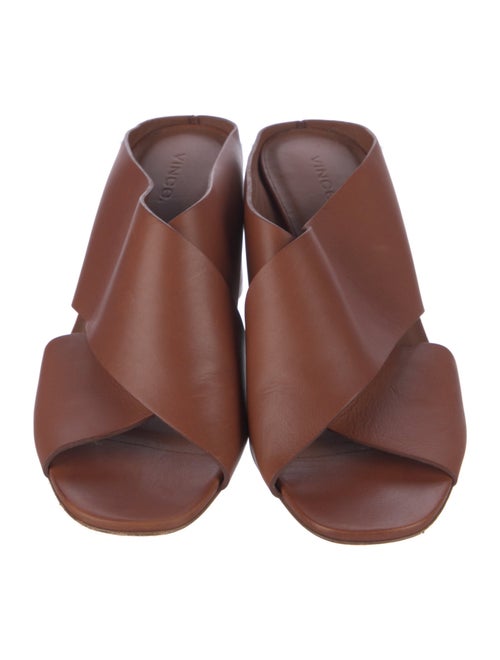 Vince Leather Slides