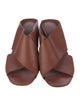Vince Leather Slides