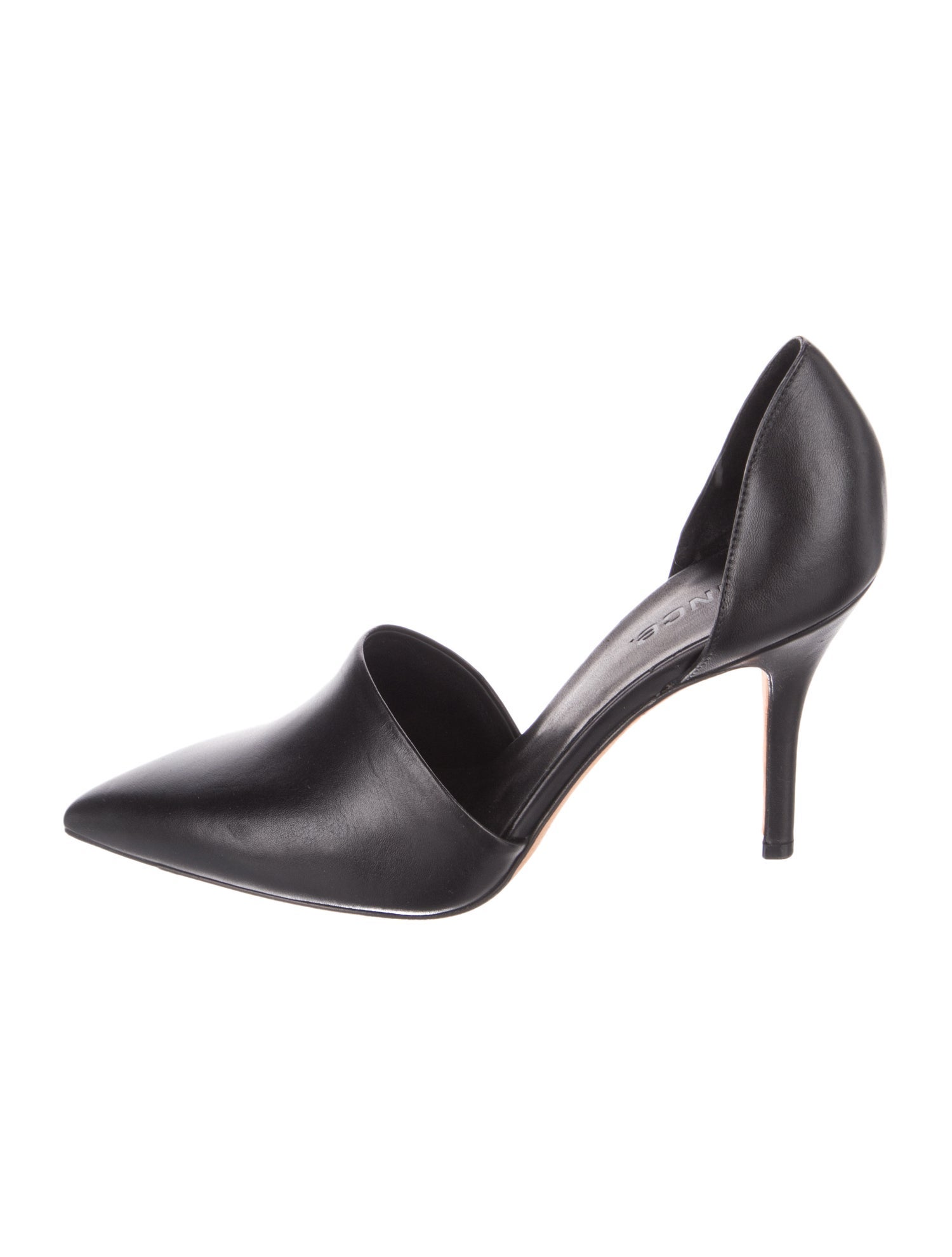 Vince Leather D'Orsay Pumps