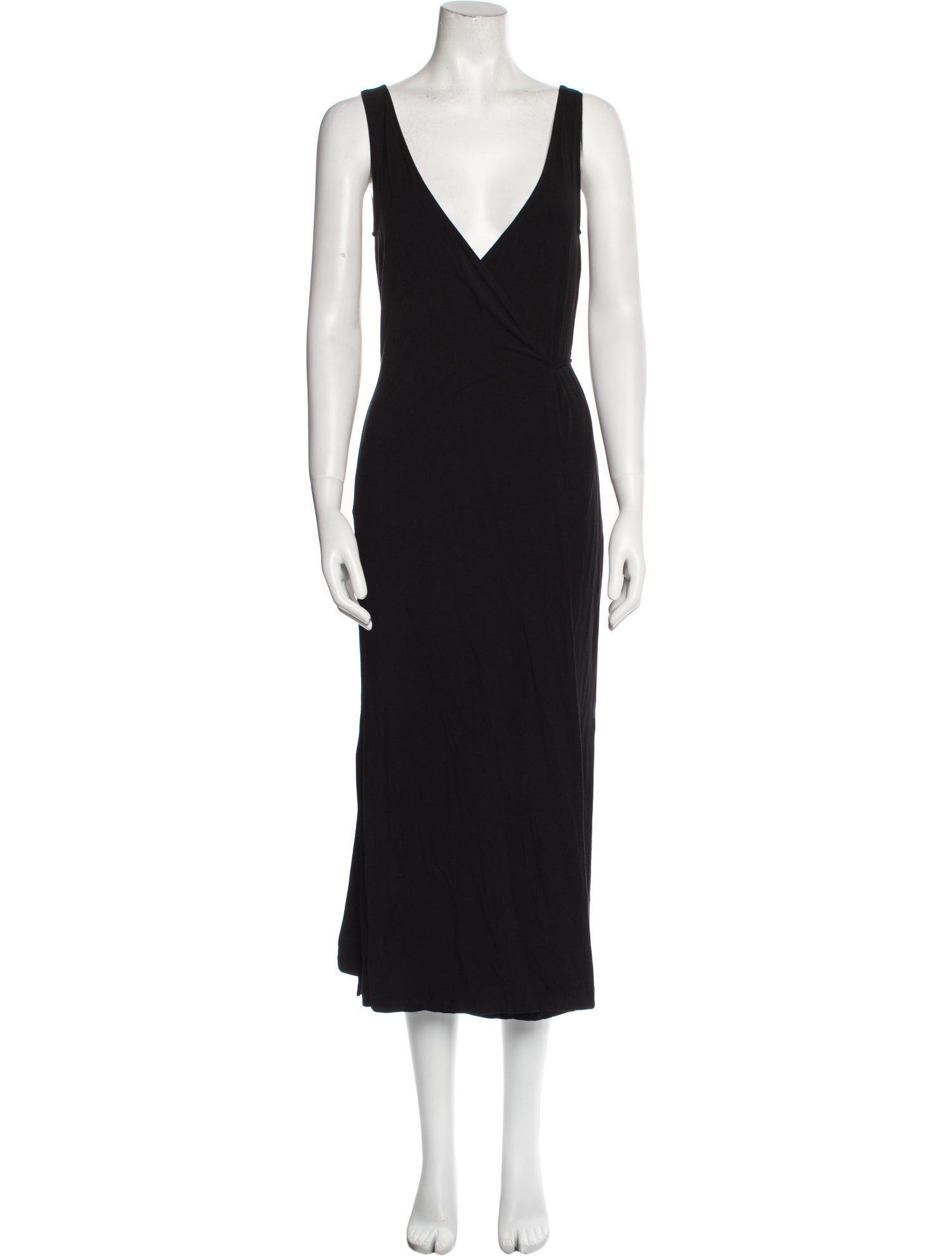 Vince V-Neck Midi Length Dress