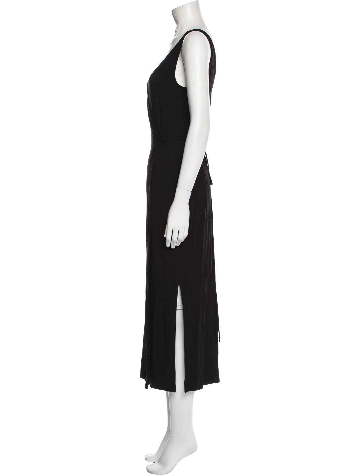 Vince V-Neck Midi Length Dress