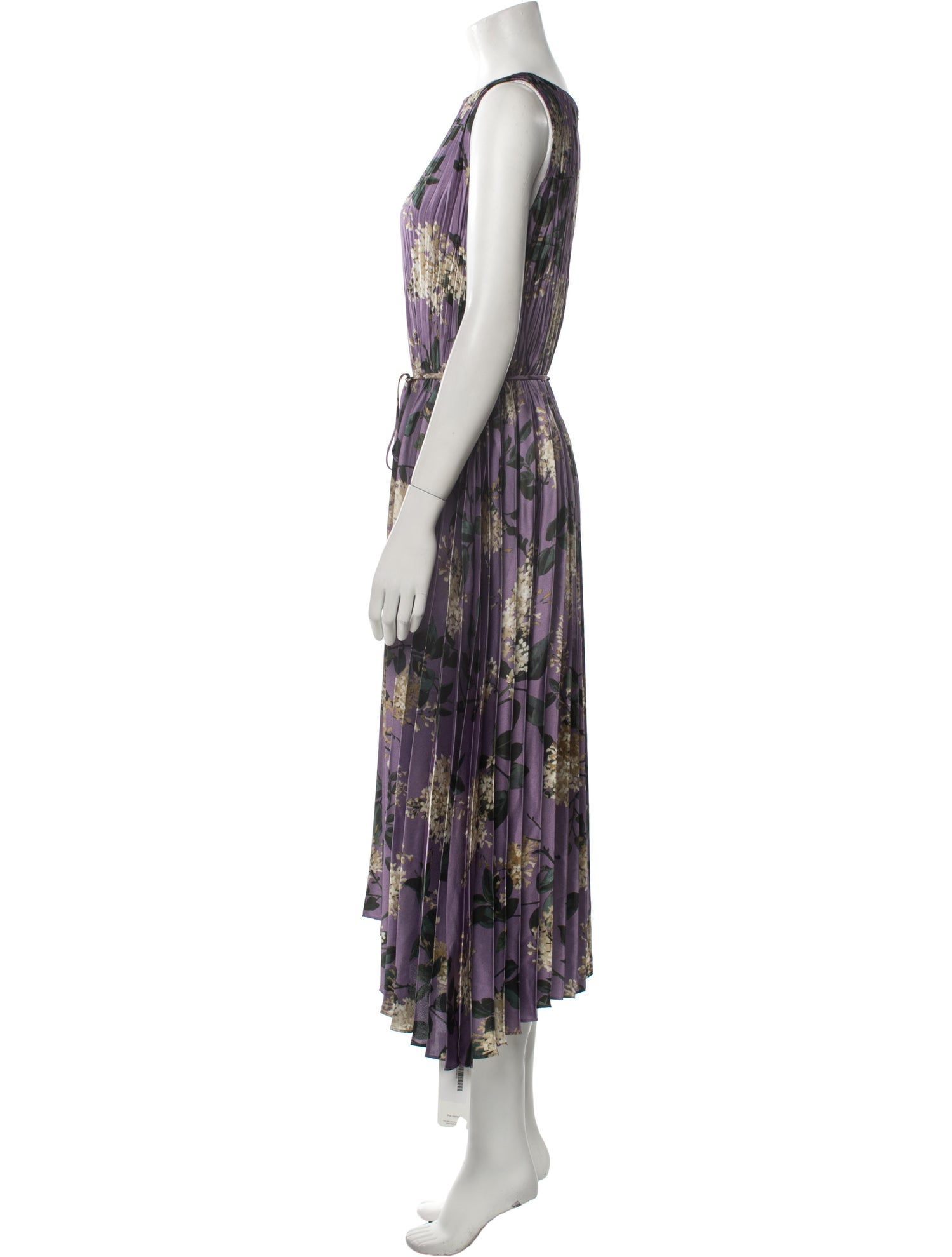 Vince Floral Print Long Dress