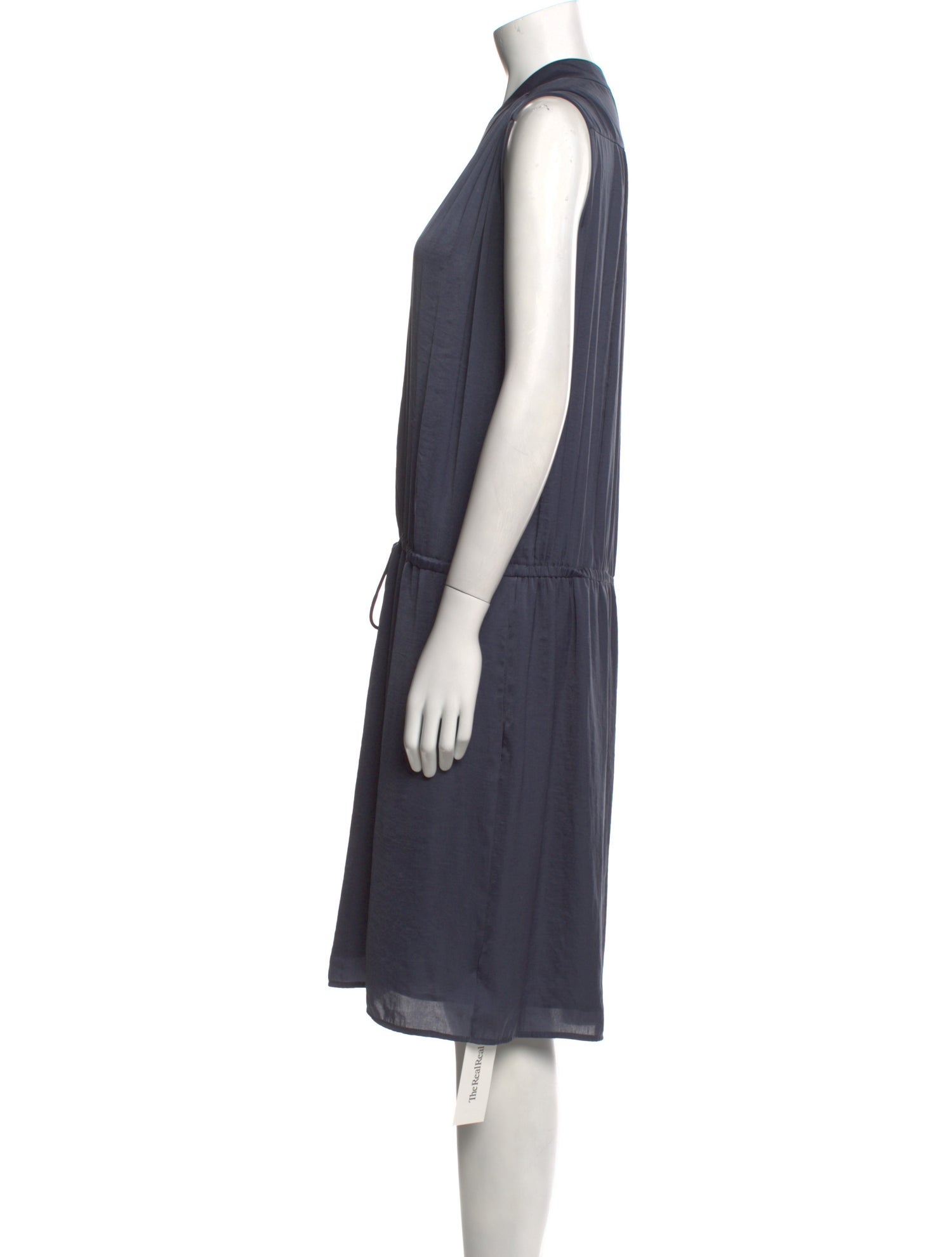 Vince V-Neck Midi Length Dress