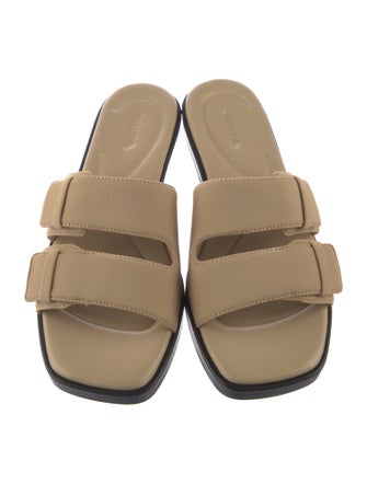 Vince Leather Slides