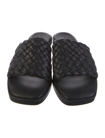 Vince Leather Slides
