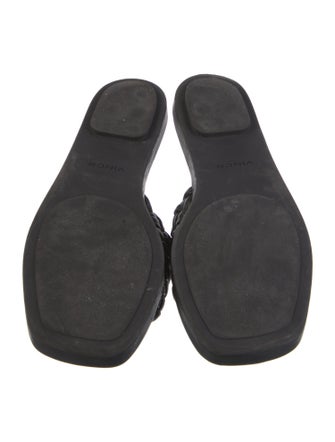 Vince Leather Slides