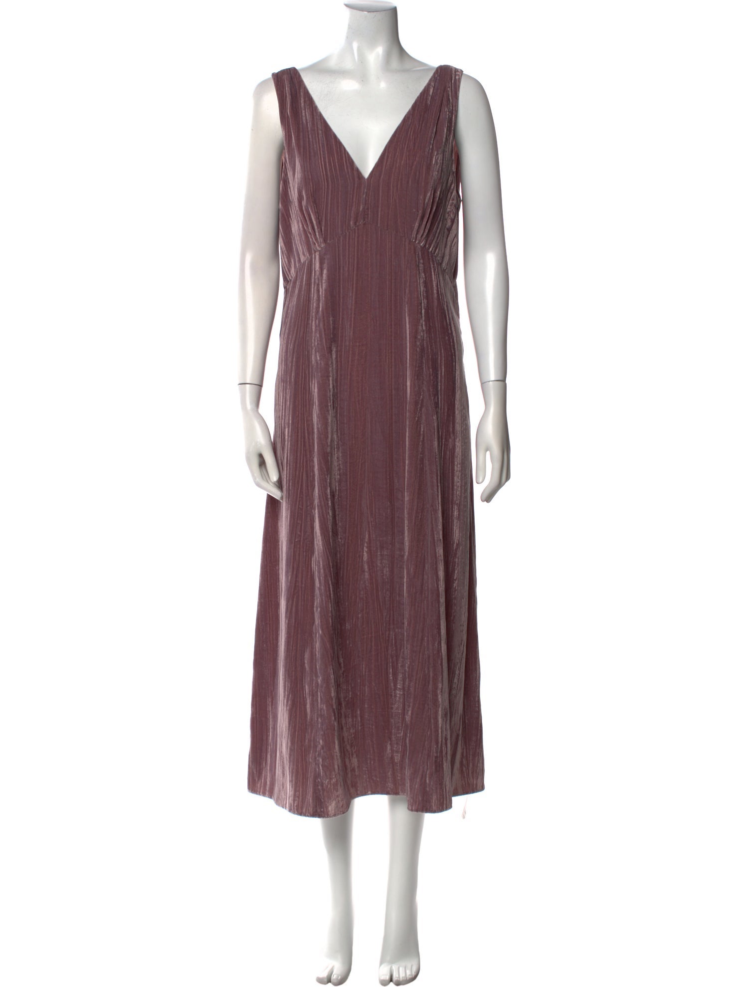 Vince V-Neck Long Dress