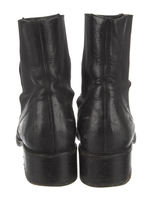 Vince Leather Combat Boots