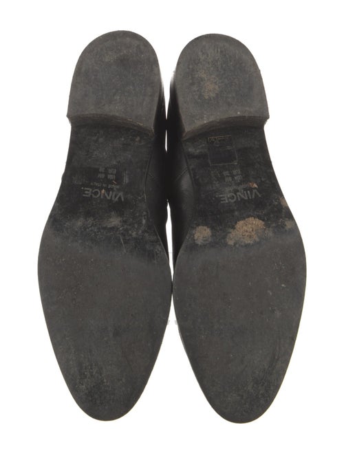 Vince Leather Combat Boots