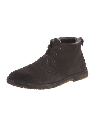 Vince Suede Lace-Up Boots