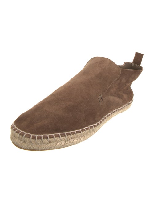 Vince Suede Whipstitch Trim Espadrilles