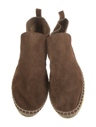 Vince Suede Whipstitch Trim Espadrilles