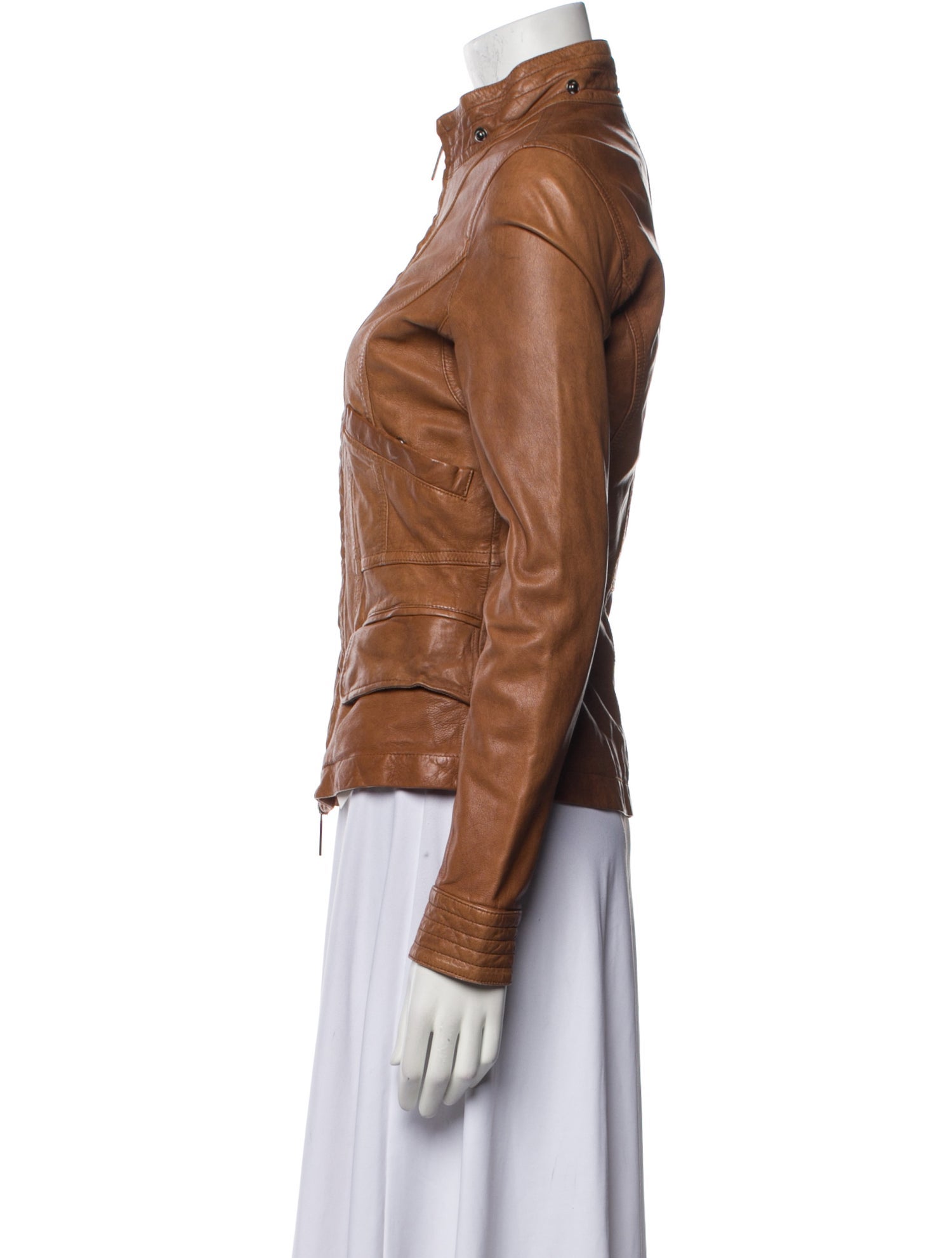 Vince Leather Utility Jacket