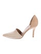 Vince Embossed Leather D'Orsay Pumps