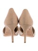 Vince Embossed Leather D'Orsay Pumps