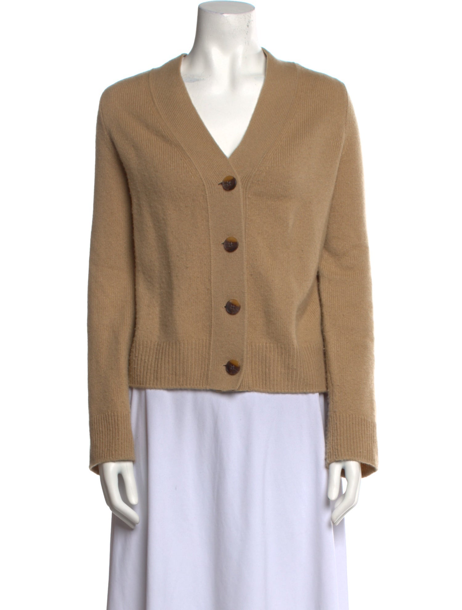 トップス vintage all cashmere v-neck knit Vince Cashmere V-Neck Sweater - Neutrals Knitwear, Clothing