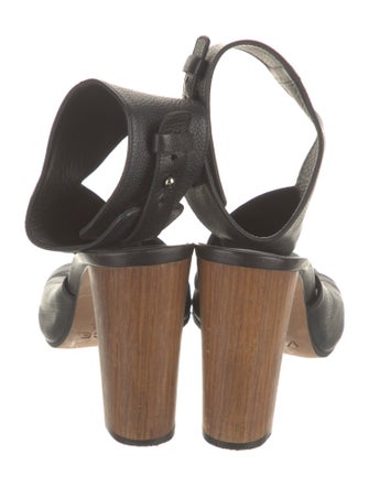 Vince Leather Slingback Sandals