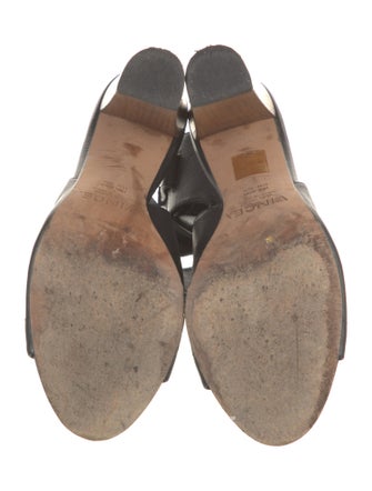 Vince Leather Slingback Sandals