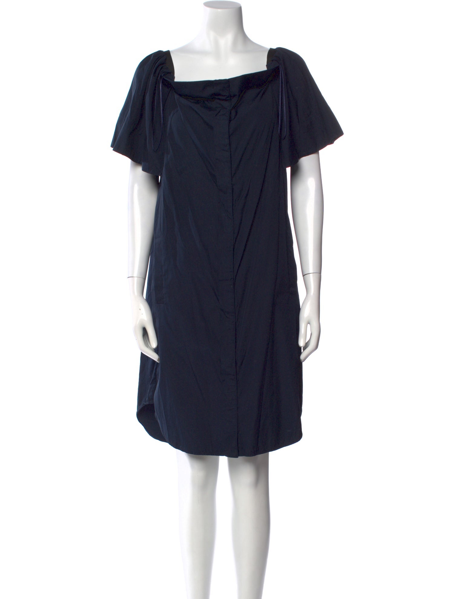 Vince Square Neckline Mini Dress