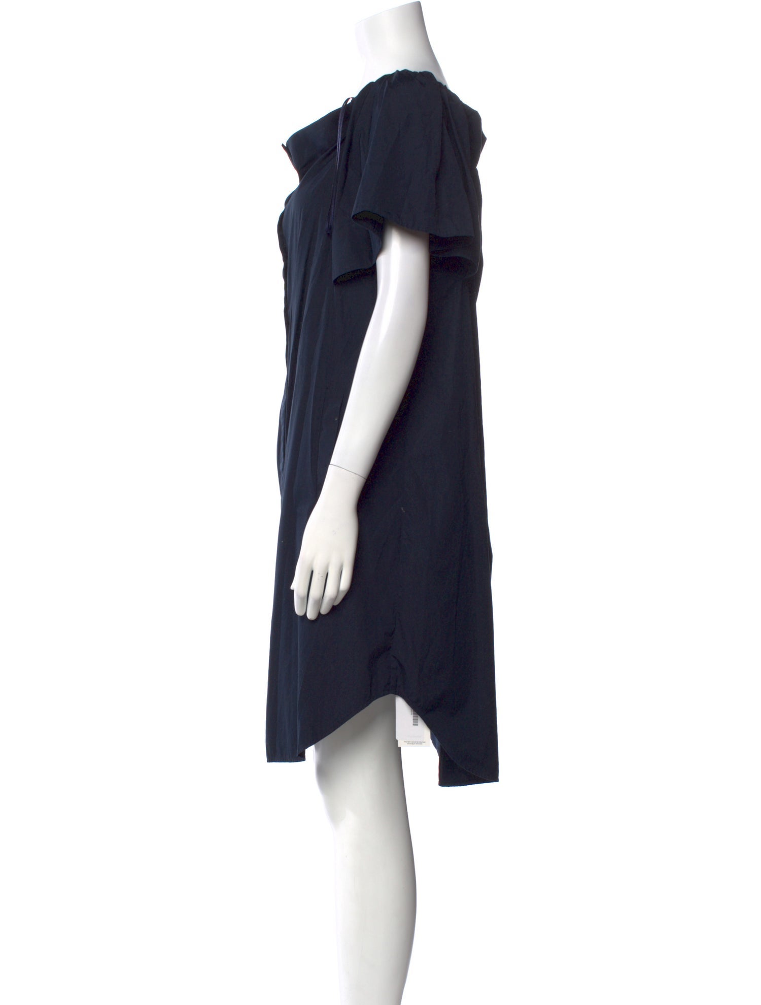 Vince Square Neckline Mini Dress