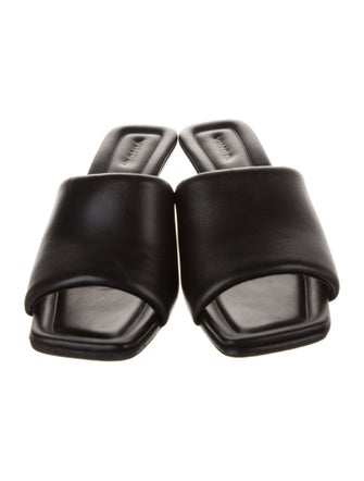 Vince Leather Slides