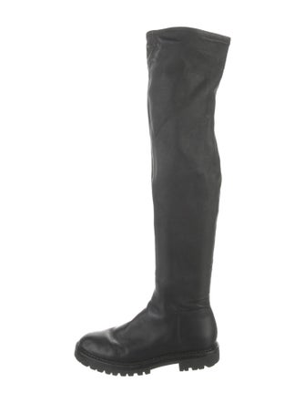 Vince Leather Sock Boots