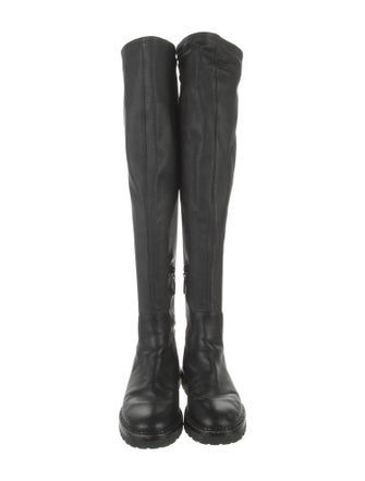 Vince Leather Sock Boots