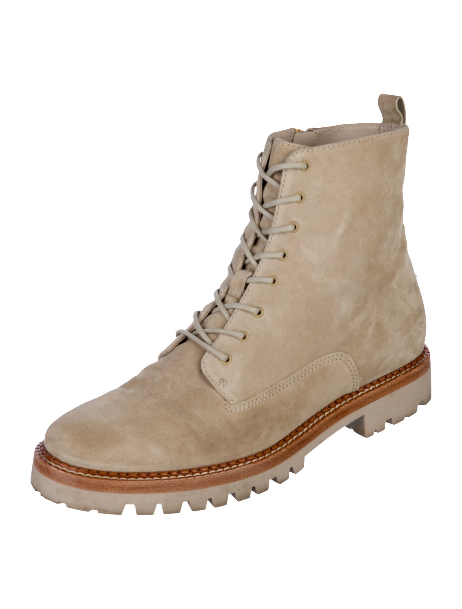 Vince Suede Combat Boots
