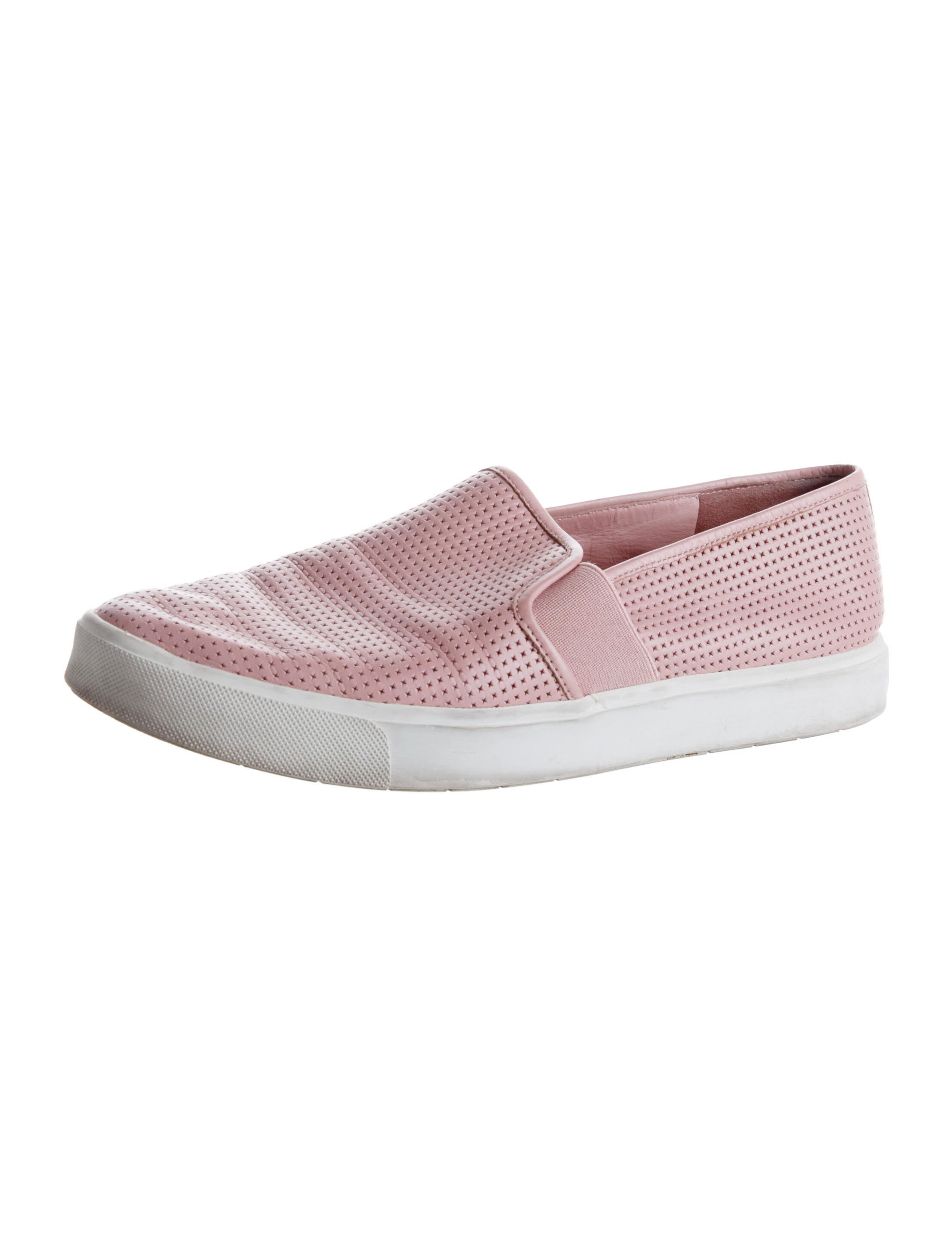 Vince Leather Lasercut Accents Sneakers