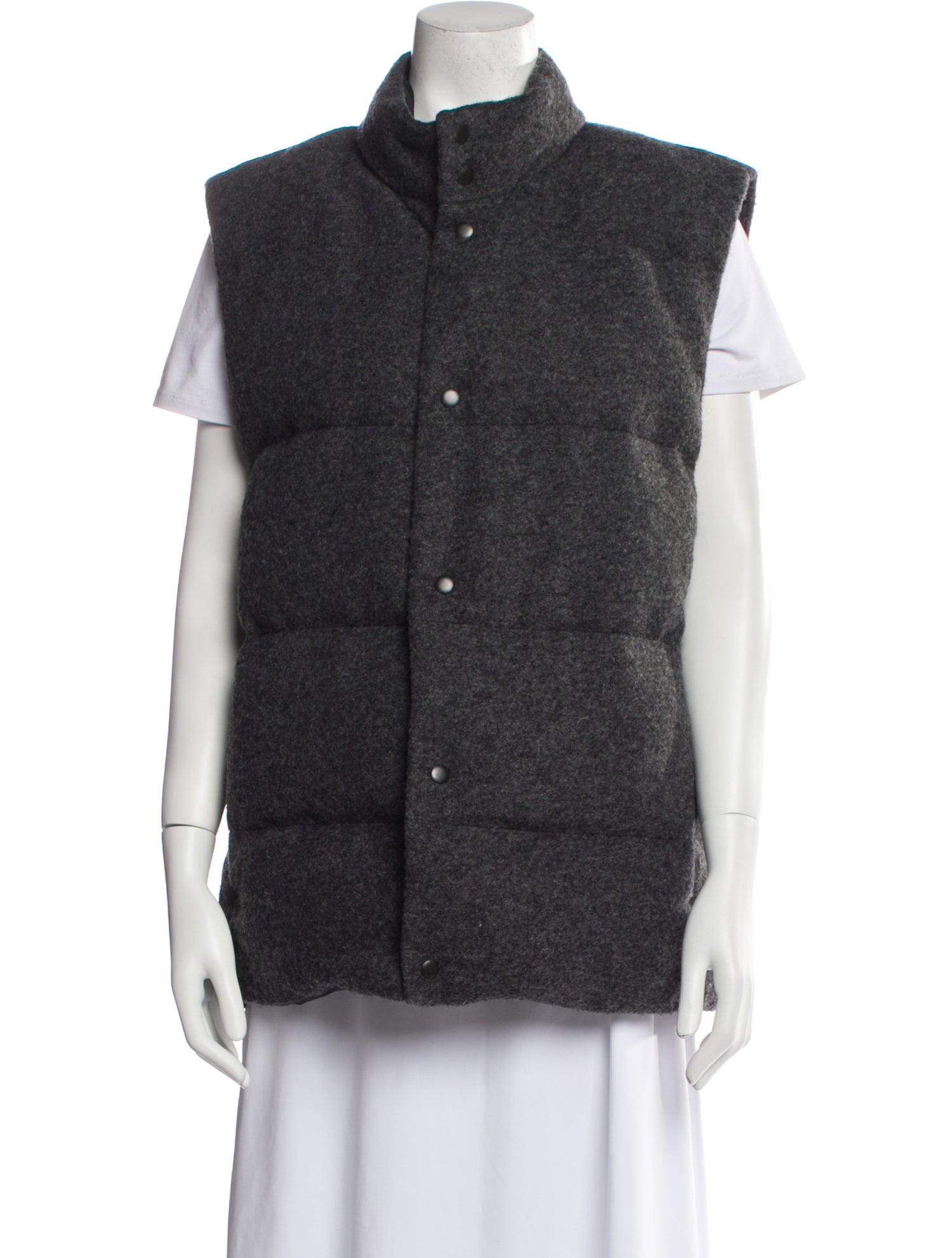 Vince Plaid Print Down Jacket