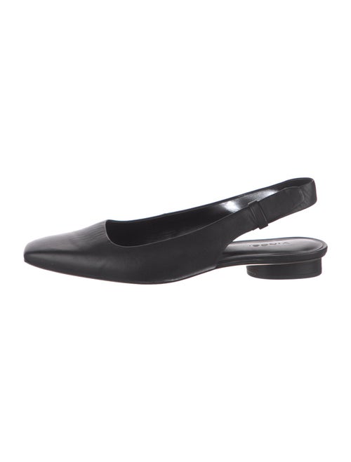 Vince Leather Slingback Flats