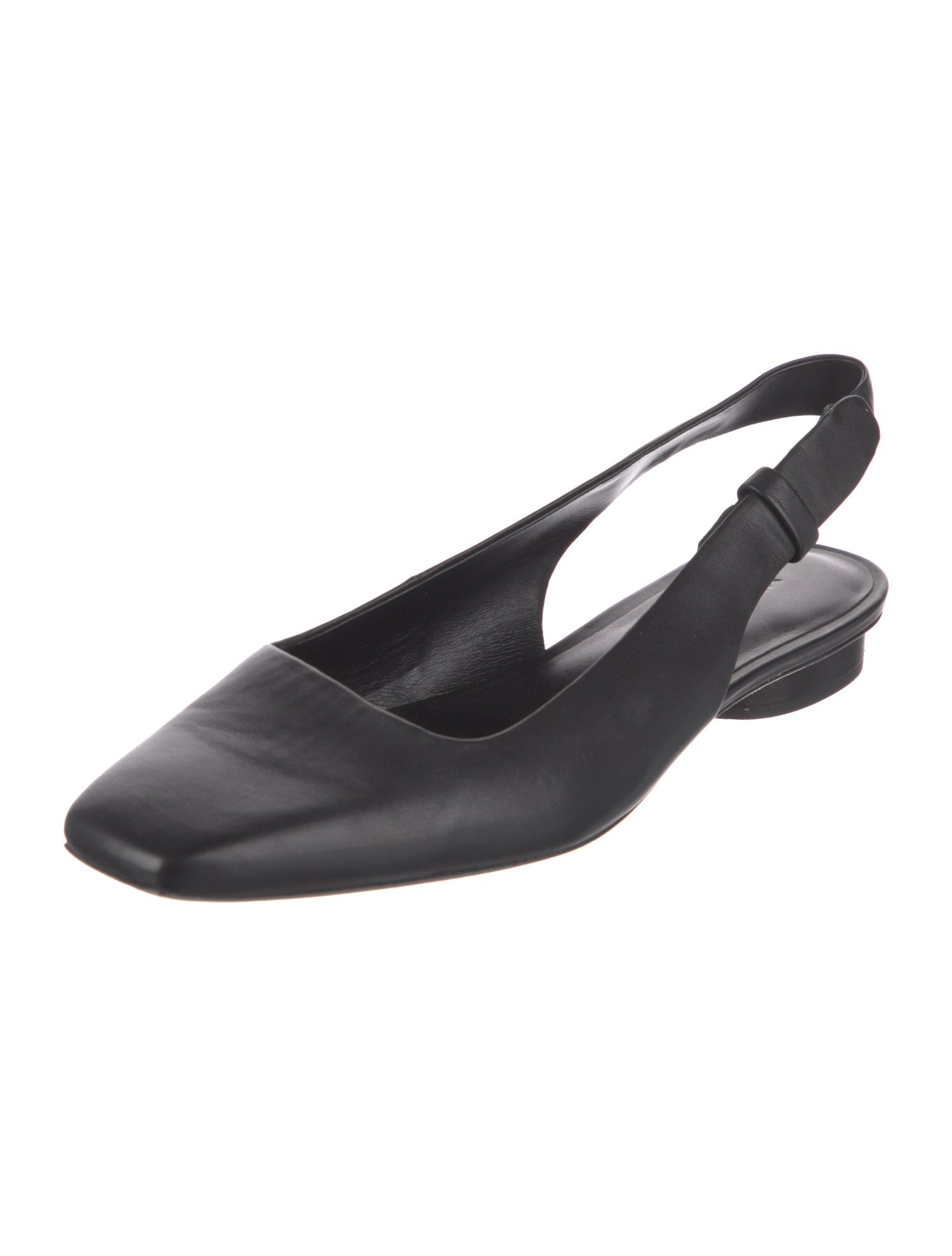 Vince Leather Slingback Flats