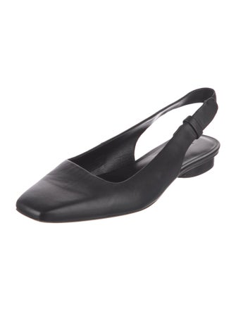 Vince Leather Slingback Flats