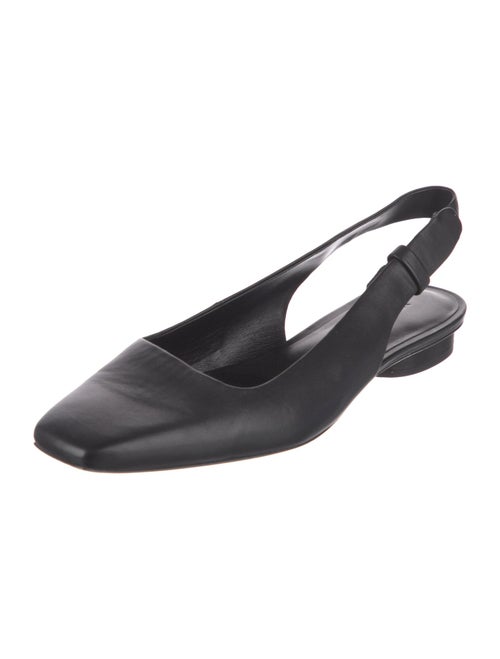 Vince Leather Slingback Flats