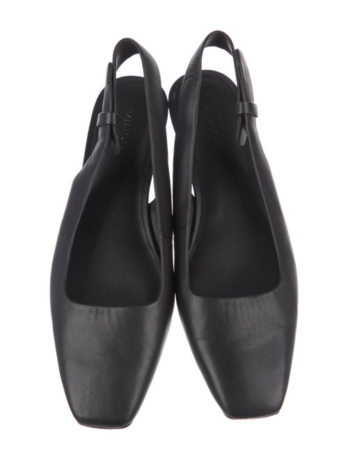Vince Leather Slingback Flats