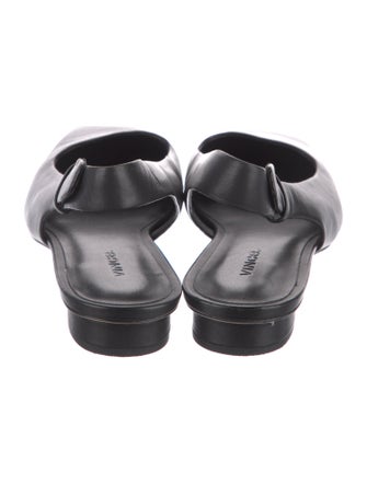 Vince Leather Slingback Flats