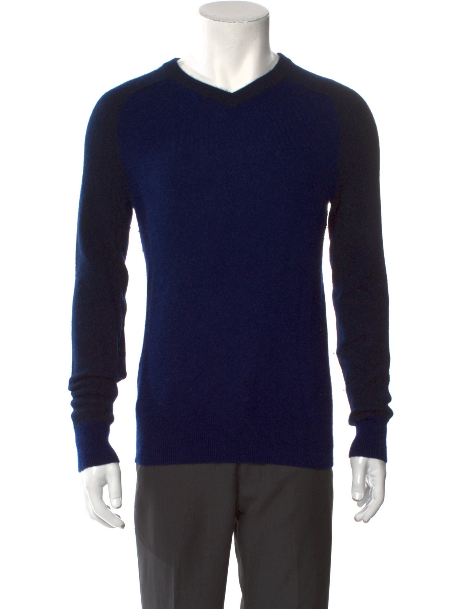 Vince Cashmere Colorblock Pattern Pullover