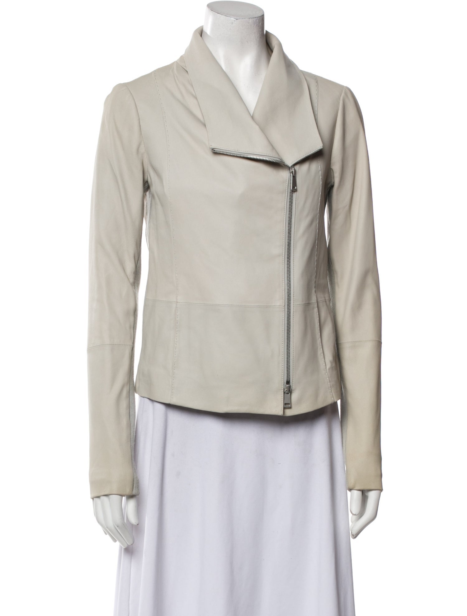 Vince Goat Leather Biker Jacket