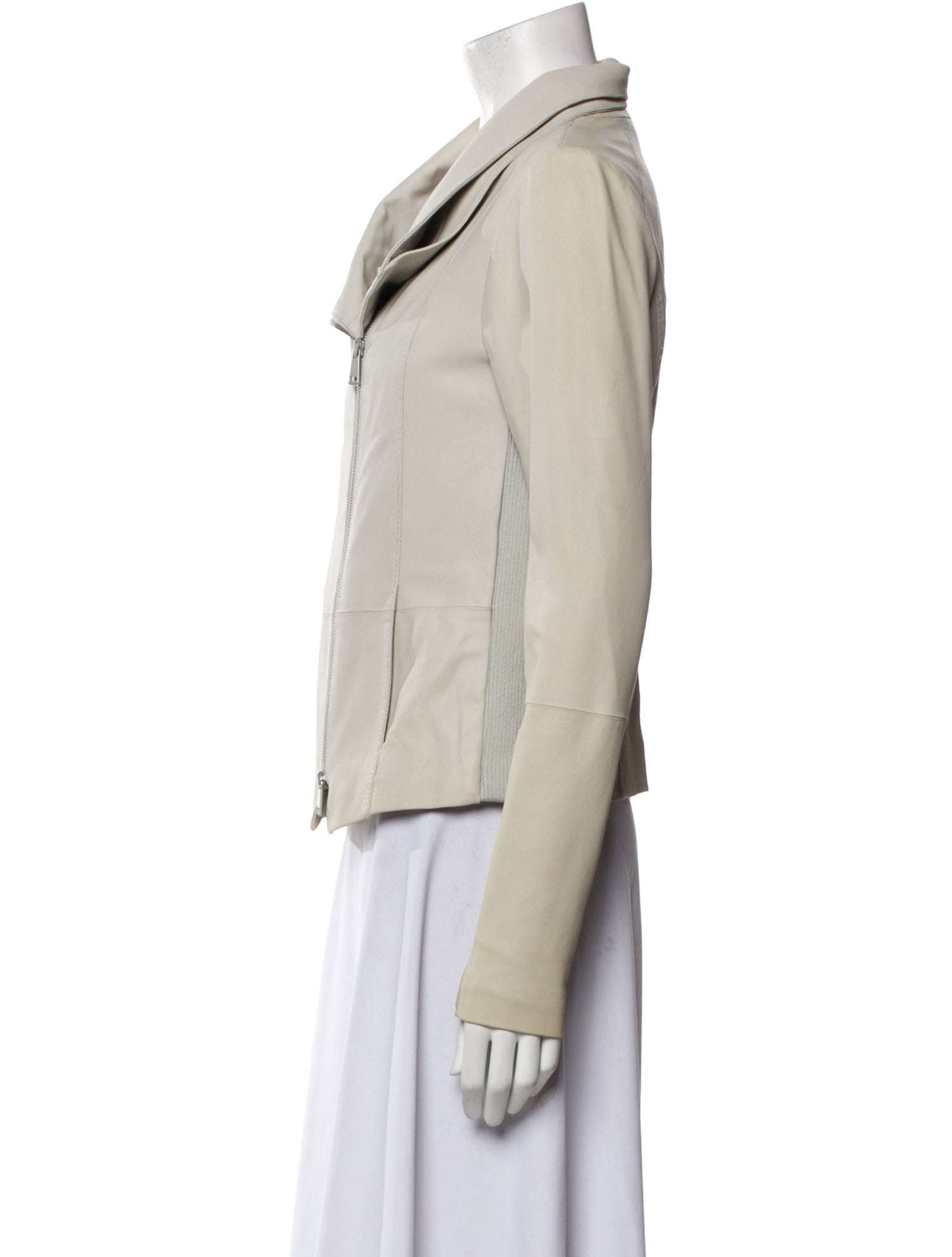 Vince Goat Leather Biker Jacket