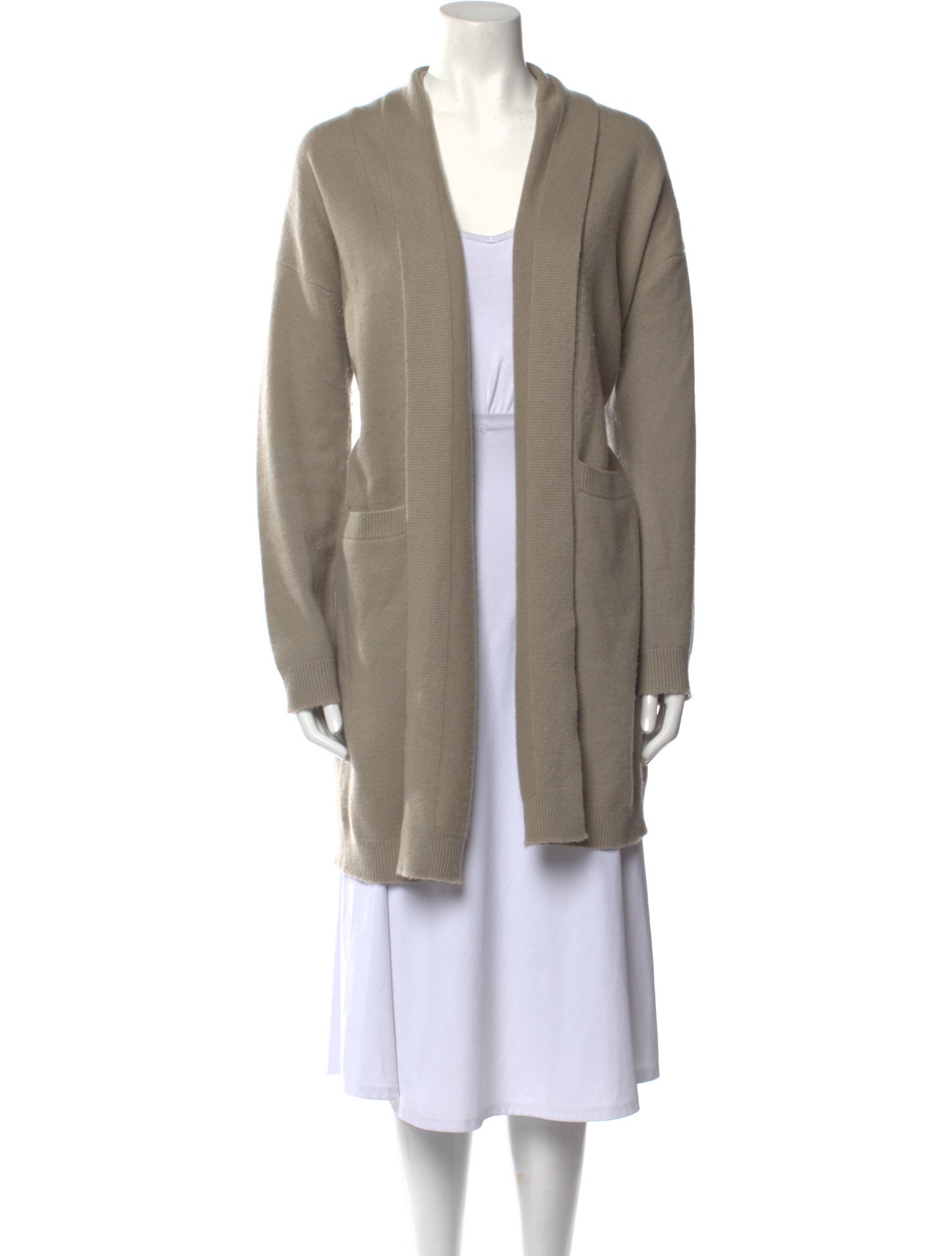 Vince Cashmere Open Front Sweater