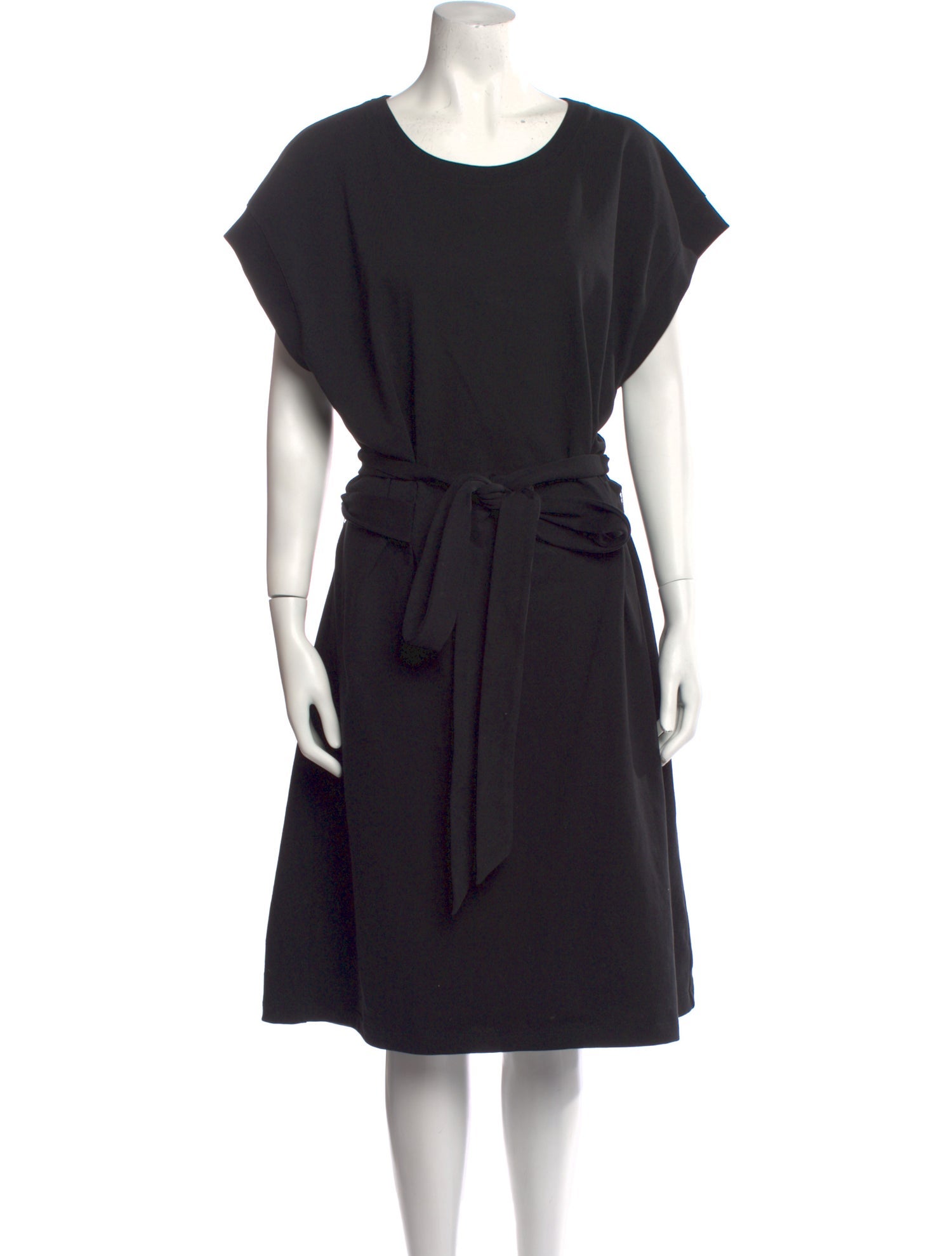 Vince Scoop Neck Midi Length Dress