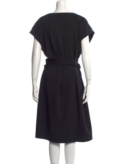 Vince Scoop Neck Midi Length Dress