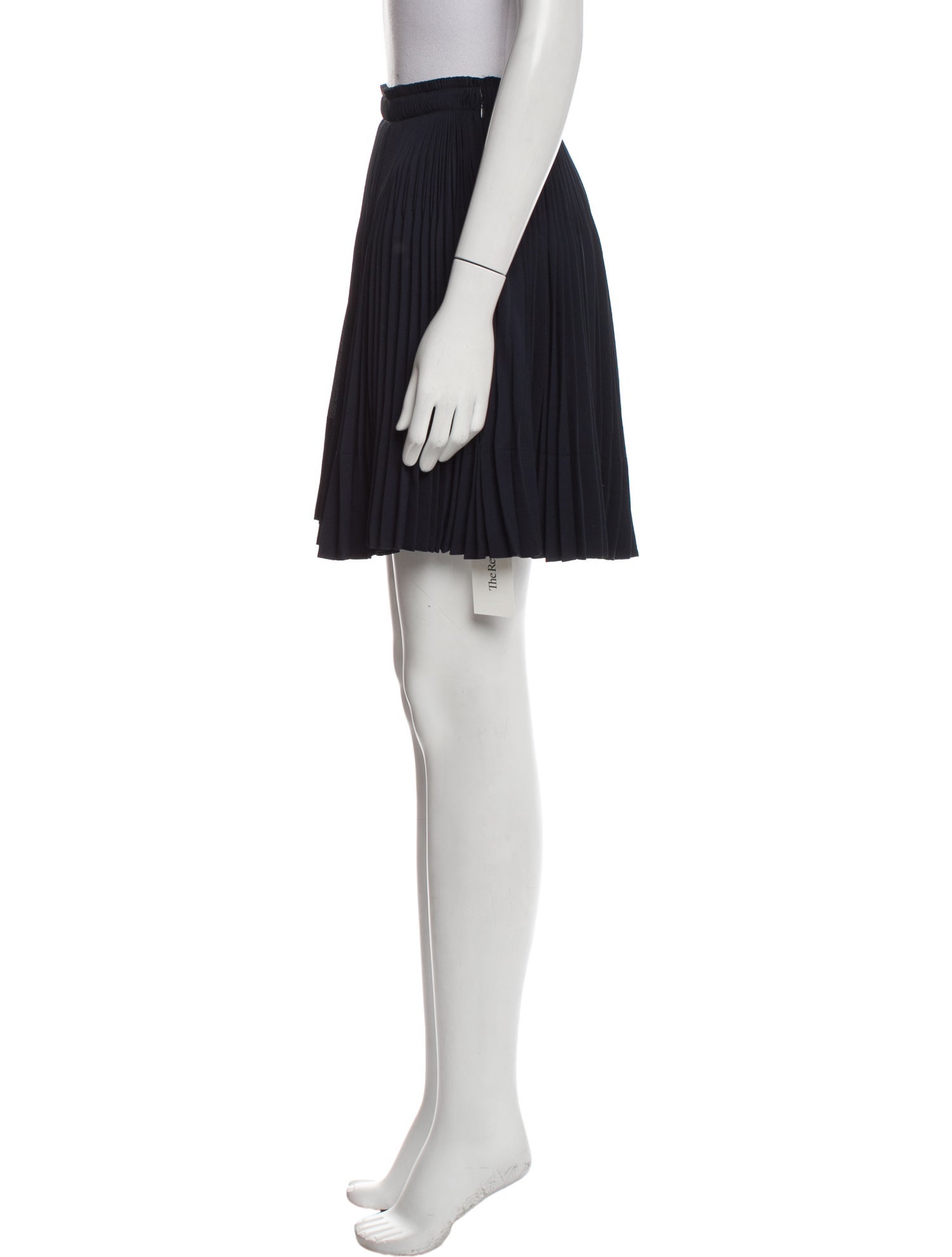 Vince Pleated Accents Mini Skirt