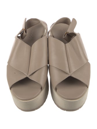 Vince Leather Slides