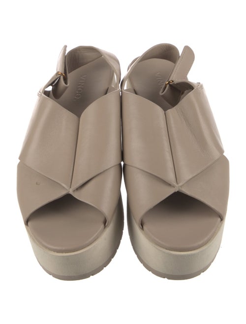 Vince Leather Slides