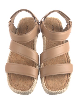 Vince Leather Slingback Sandals